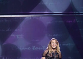 GALA DE L'ADISQ 2015 : Ariane Moffatt gagnante des Félix Album pop et Interprète féminine de l'année ( crédit photo : Jean-François Leblanc)