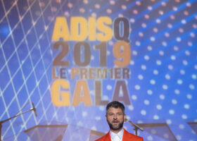 ADISQ 2015 : le premier gala - Salomé Leclerc et Patrice Michaud (crédit photo : Jean-François Leblanc)