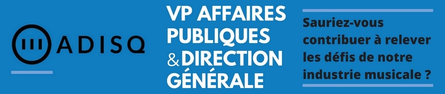 Adisq Infolettre Offre Emploi Dg