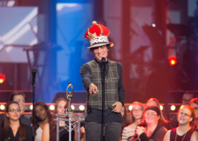 ADISQ 2015 : le premier gala - Jean Leloup gagnant des Félix de l'Album - Rock et de l'Album - Choix de la critique (crédit photo : Jean-François Leblanc)