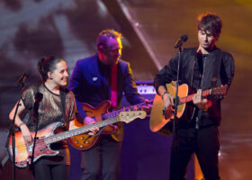 GALA DE L'ADISQ 2015 : Marie-Pierre Arthur et Bobby Bazini ( crédit photo : Jean-François Leblanc)